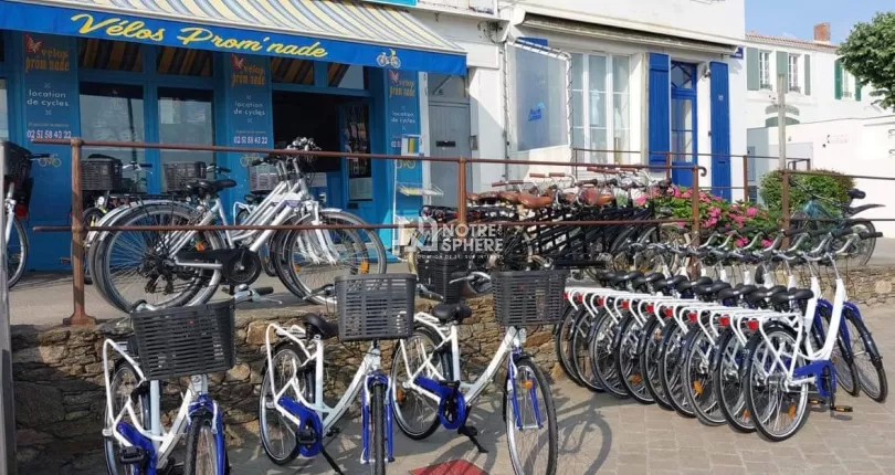 Photo du magasin Vélo Prom'nade Ile d'Yeu à Ile d'Yeu